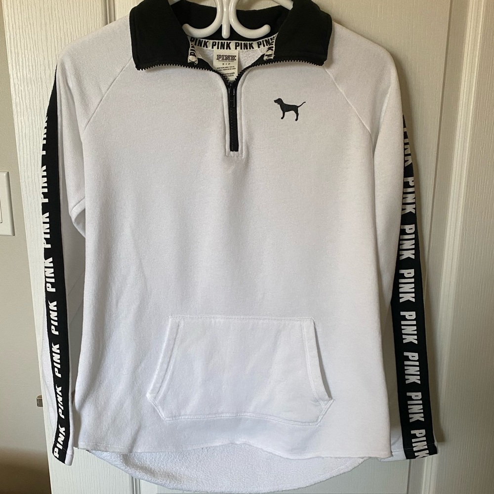 Victoria Secret PINK Pull Over Zip Up Sweater!
